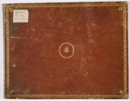 Джоаккино Россини. «Аврора». Кантата для тенора, баритона и контральто в сопровождении фортепиано (1815). Обложка. Автограф