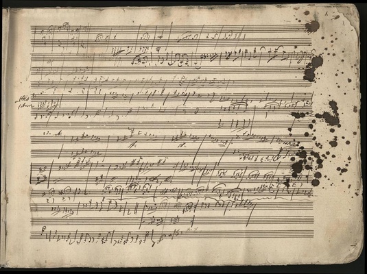 Эскизная тетрадь Л. ван Бетховена. Вена, 1802–1803