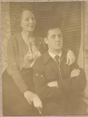 В.В. Софроницкий с женой Е.А. Софроницкой. 1930-е