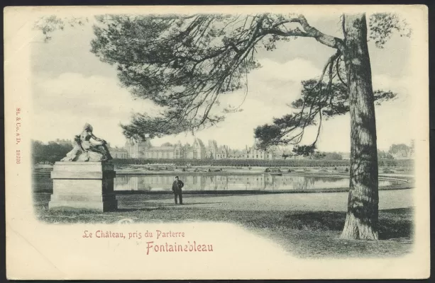 Париж. Вид на Королевский дворец. Начало ХХ века