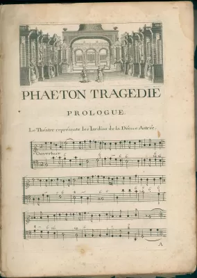 Ж.-Б. Люлли. «Фаэтон» (фр. Phaëton). Париж. [1709]. Пролог.