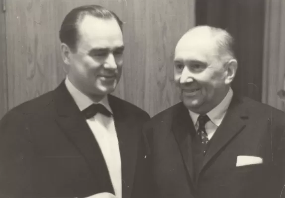 Г.К. Отс и Ю.С. Милютин. 1950–60-е гг.