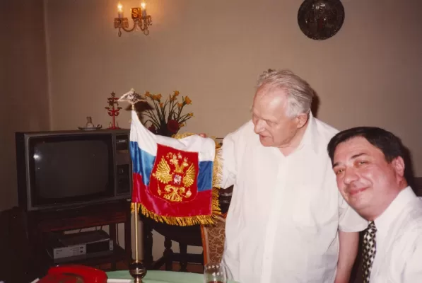 Фото. День рождения Т.Н. Хренникова. Москва. 10 июня 1999.
