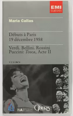 Видеокассета «Мария Каллас – дебют в Париже 19 декабря 1958». Франция, 1991