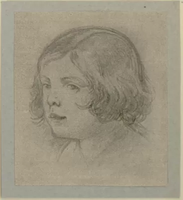 А.Г. Рубинштейн (12 лет). Репродукция портретов работы А.Т. Маркова 1841 года