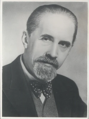 Иван Билибин, русский художник-иллюстратор. Фотохроника ТАСС, [1920–1940]